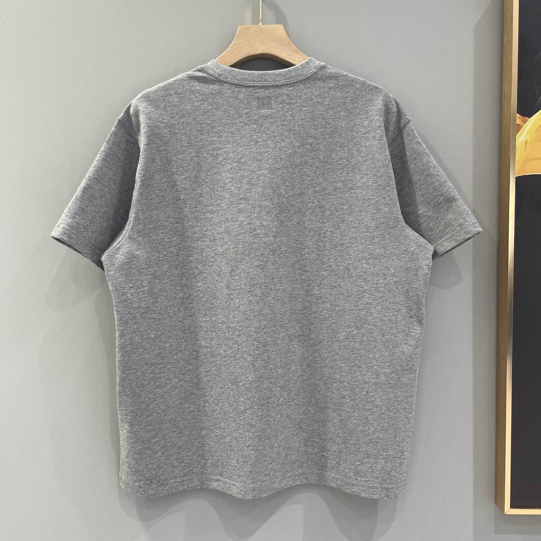 White, Black and Grey T-shirt