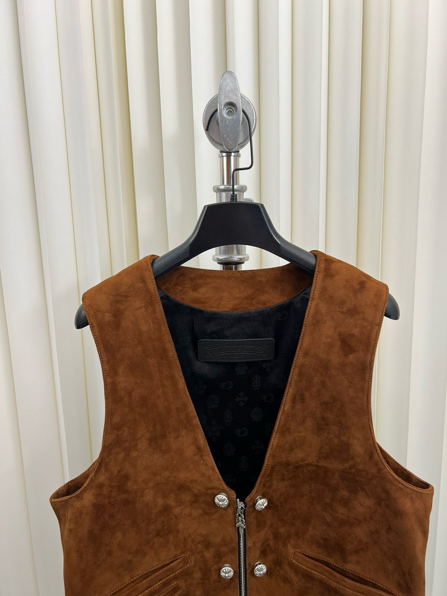 Brown and Black Vest