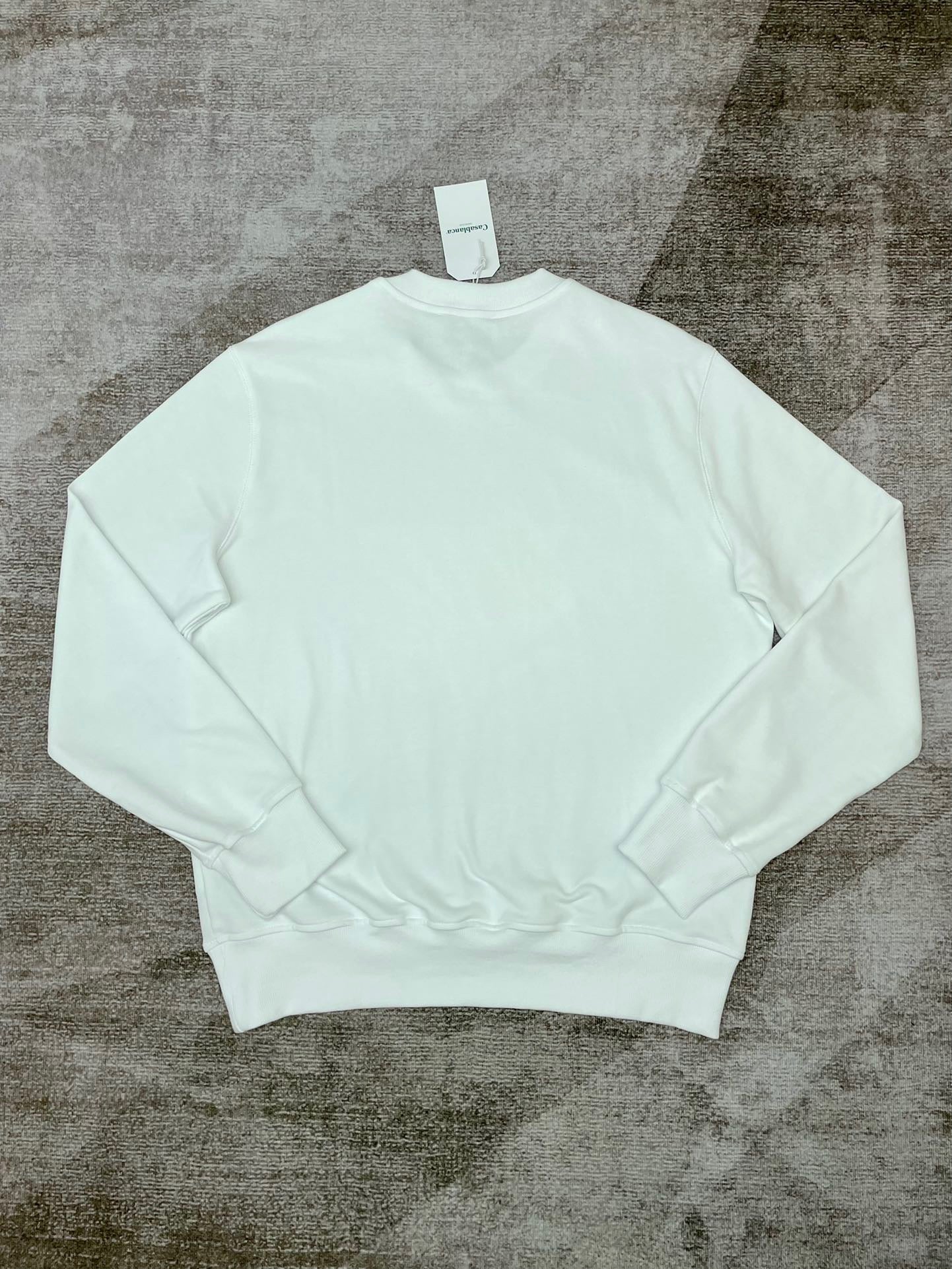 White and Black Sweatshirt