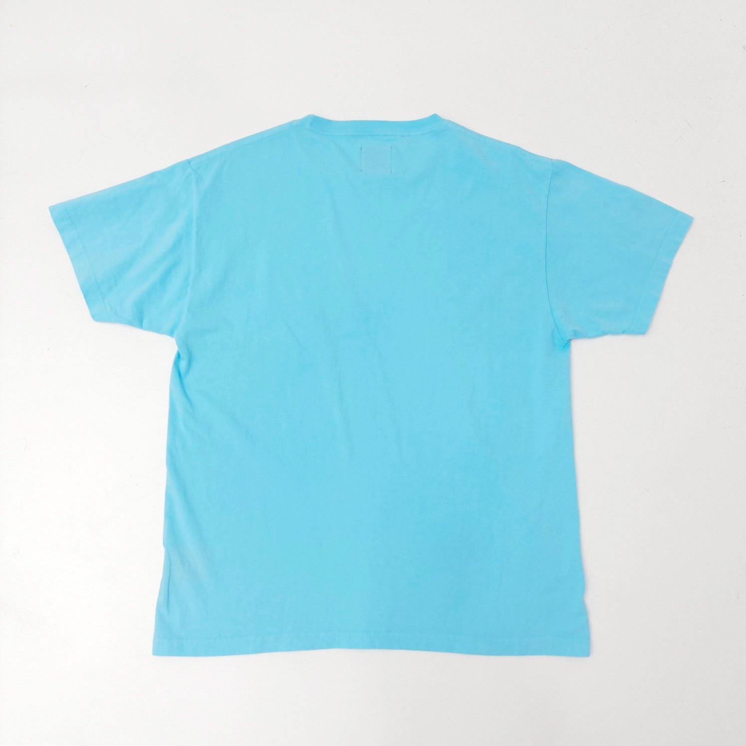 Lake blue and Off white T-shirt