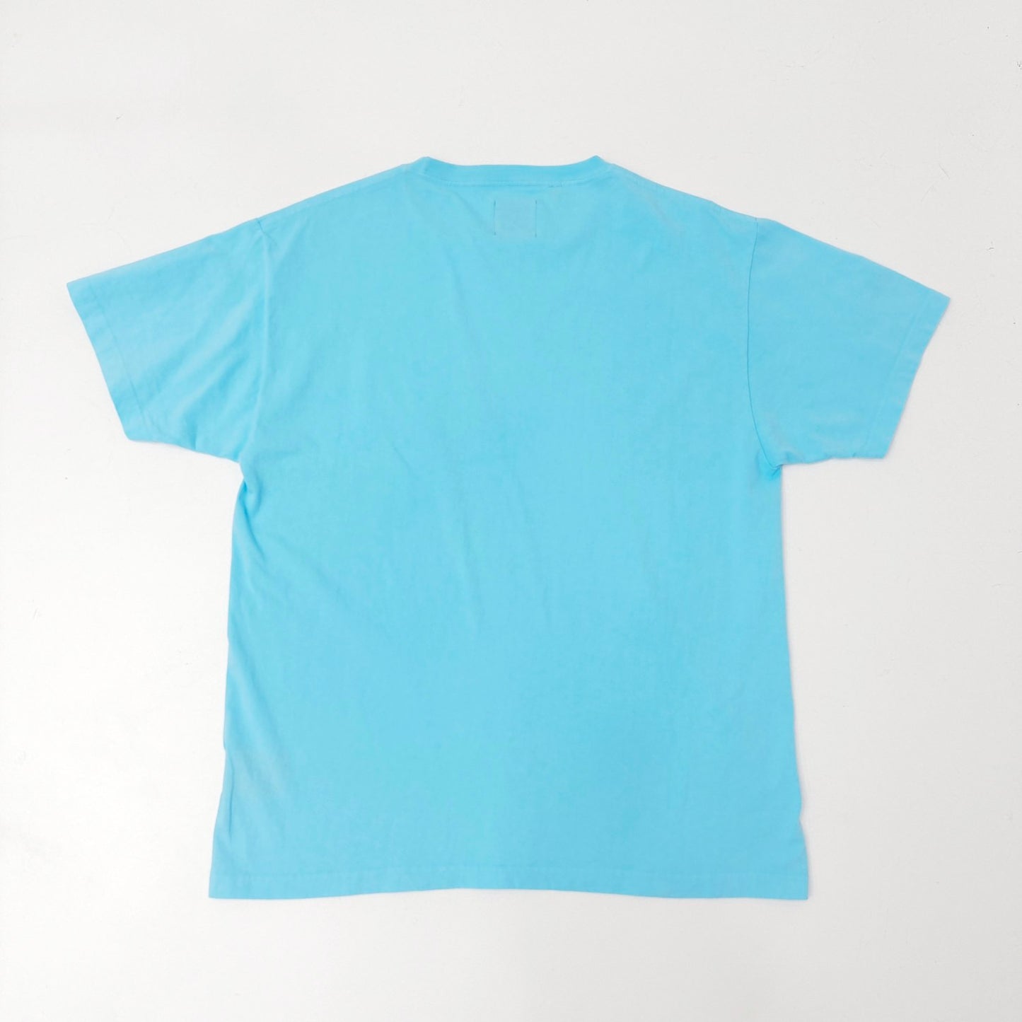 Lake blue and Off white T-shirt