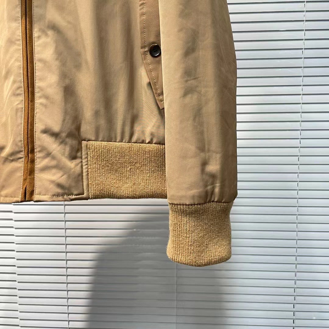 Khaki reversible Jacket