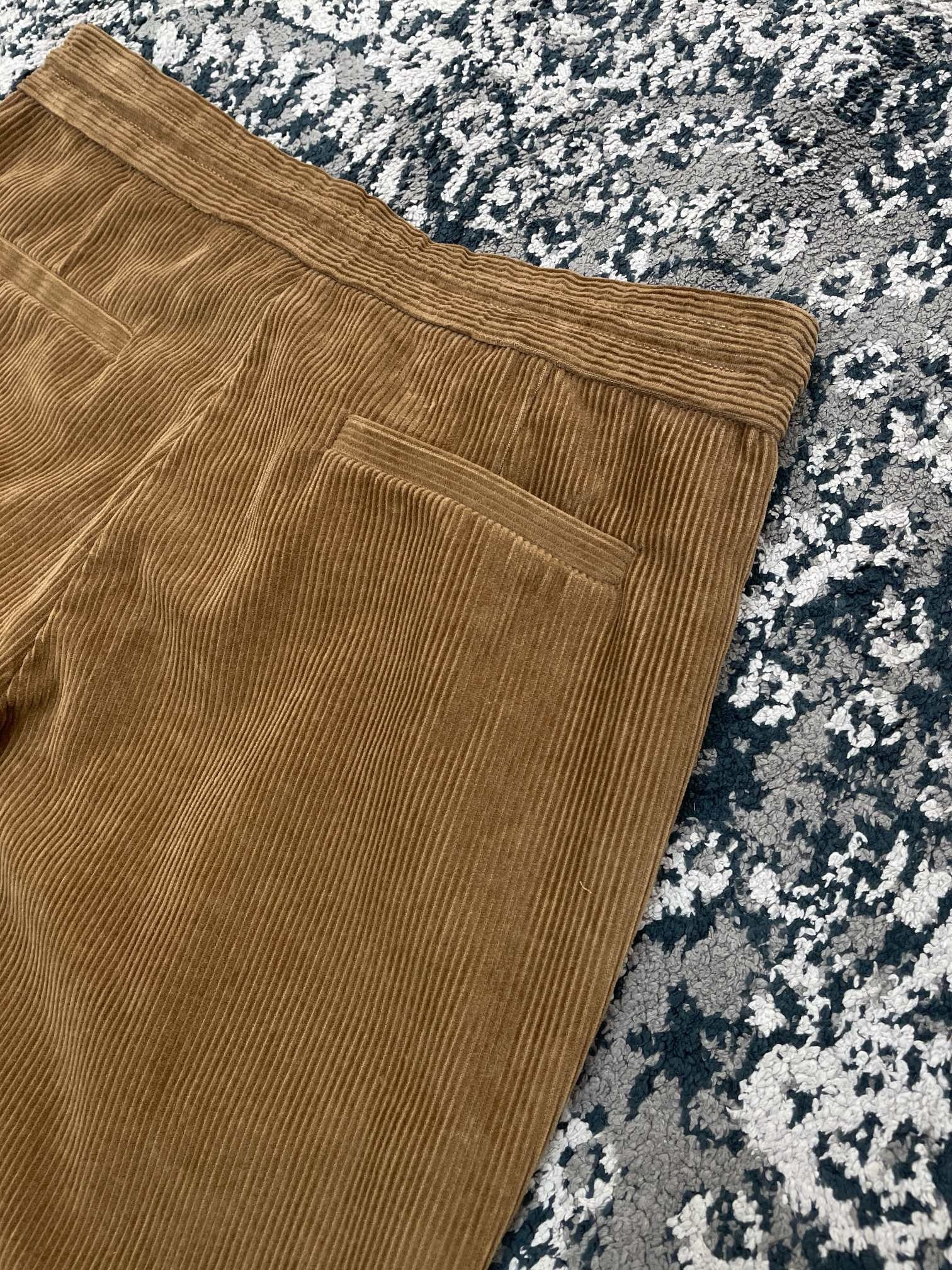 Dark Blue and Brown Pant