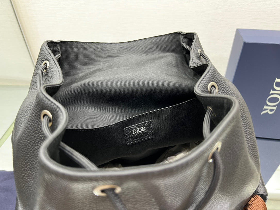 Apricot and  Black Bag