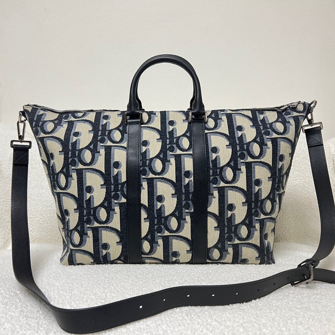 Blue and Black grey Bag