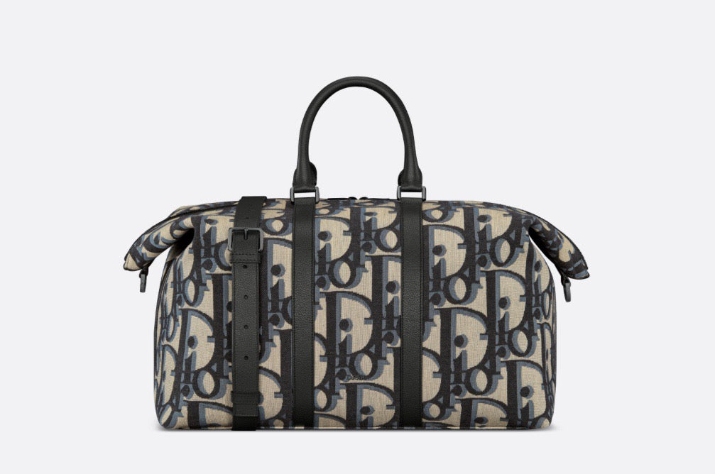 Blue and Black grey Bag