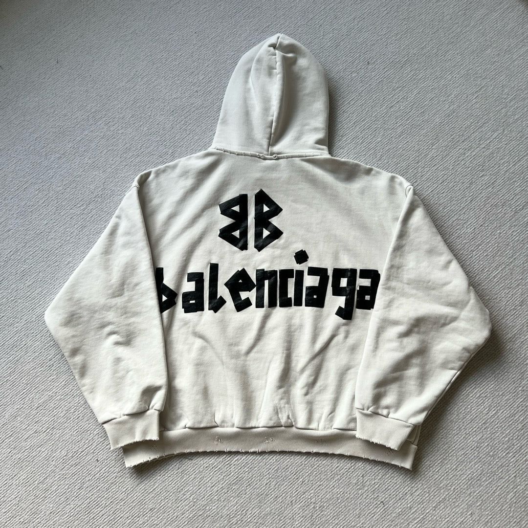 Black and White Hoodie