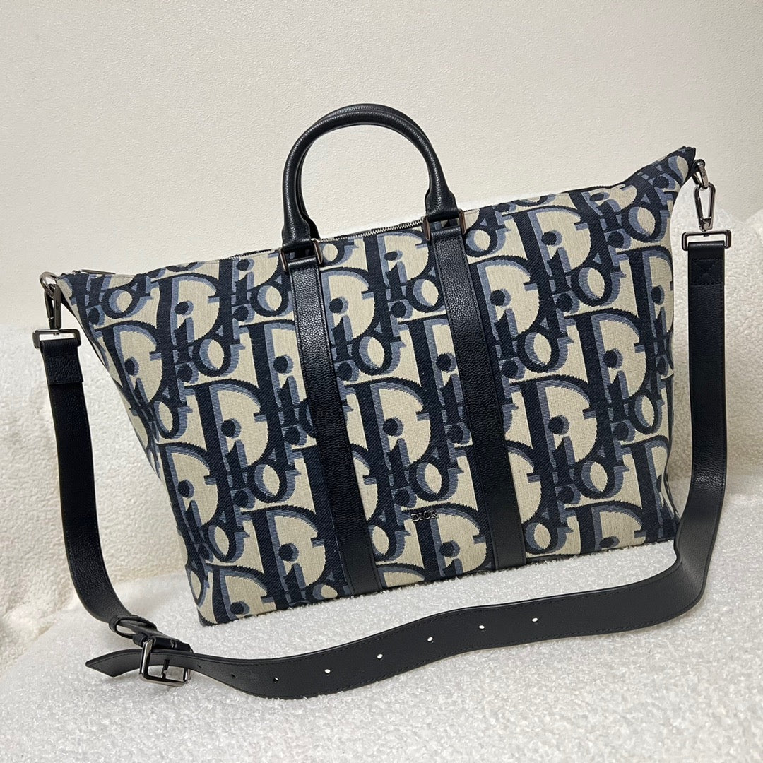 Blue and Black grey Bag