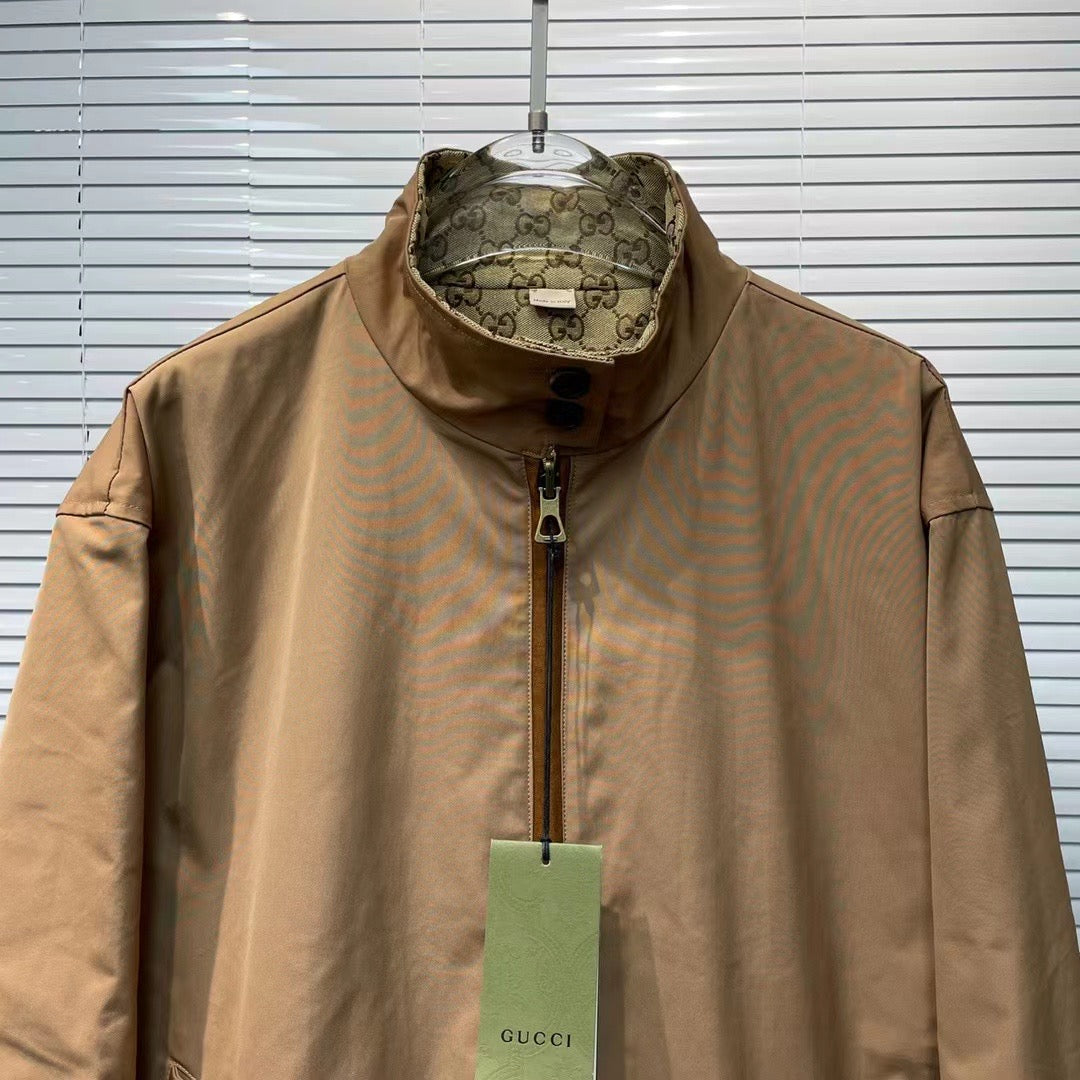 Khaki reversible Jacket