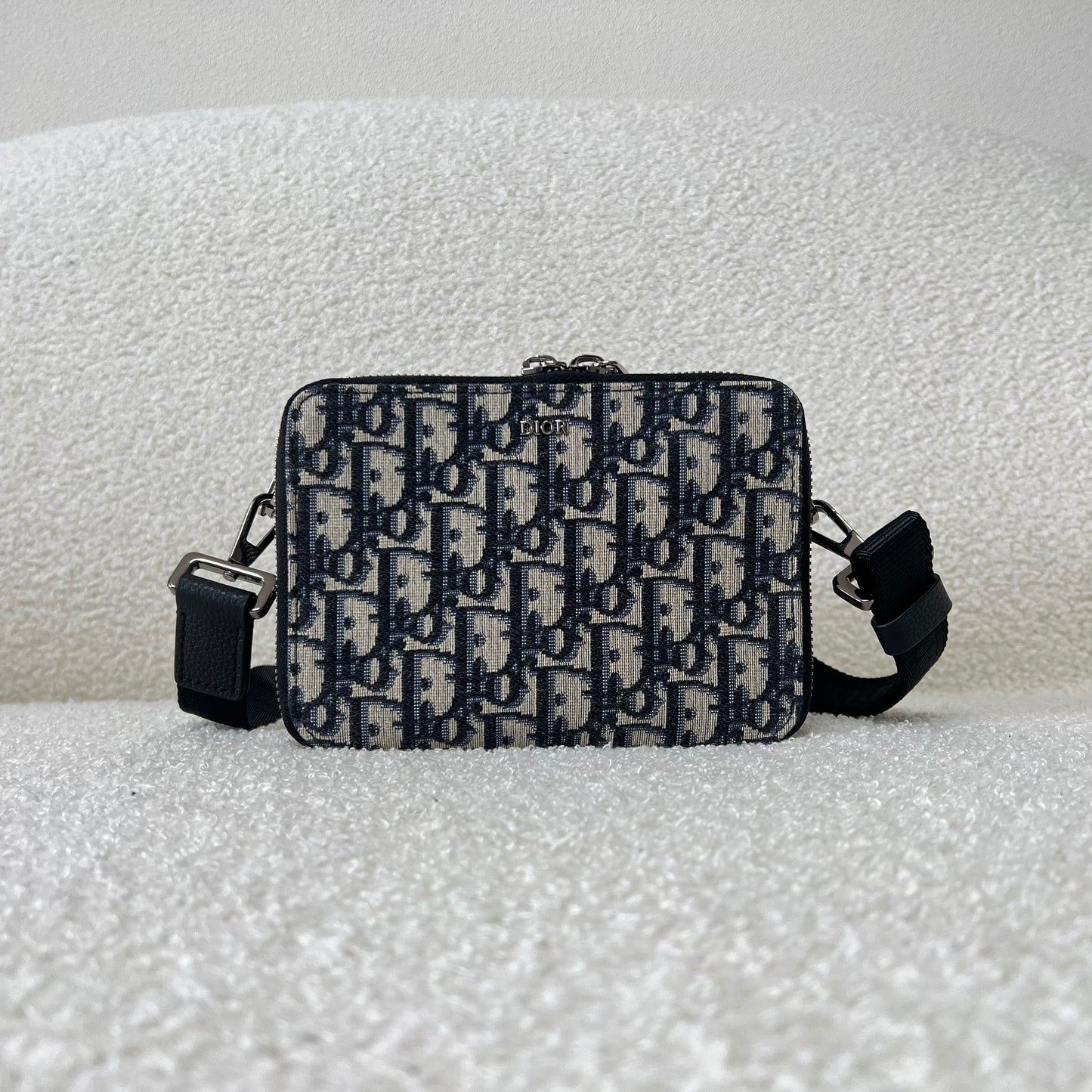 Blue and Black grey Bag