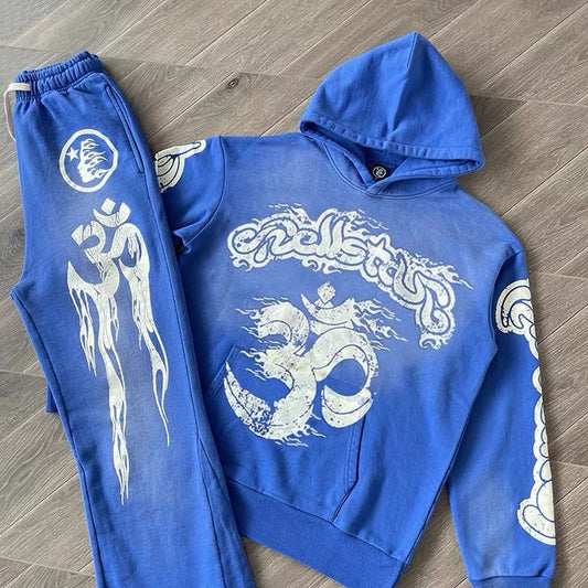 Blue Hoodie With Pant