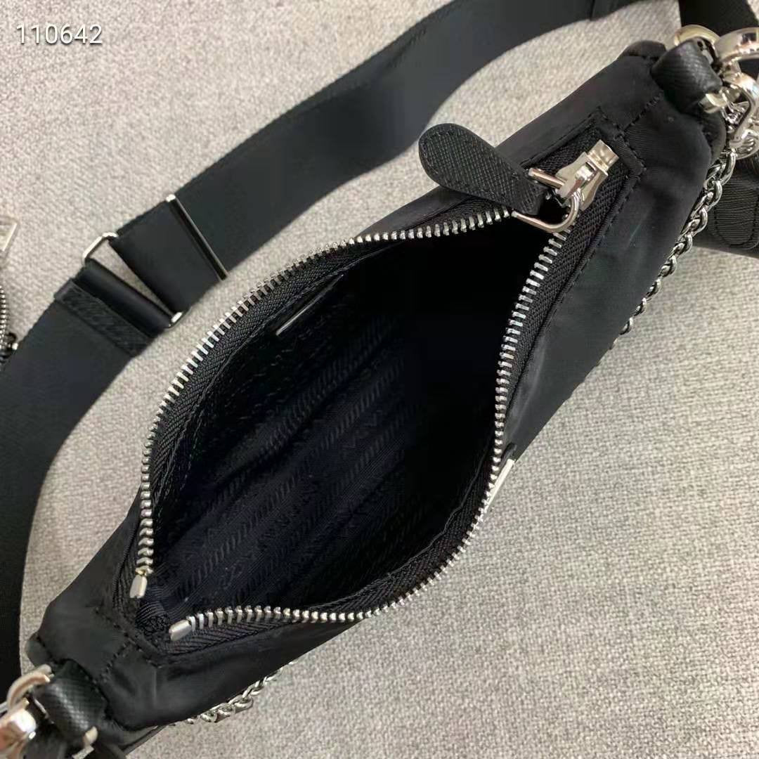 Bolso bandolera convertible negro