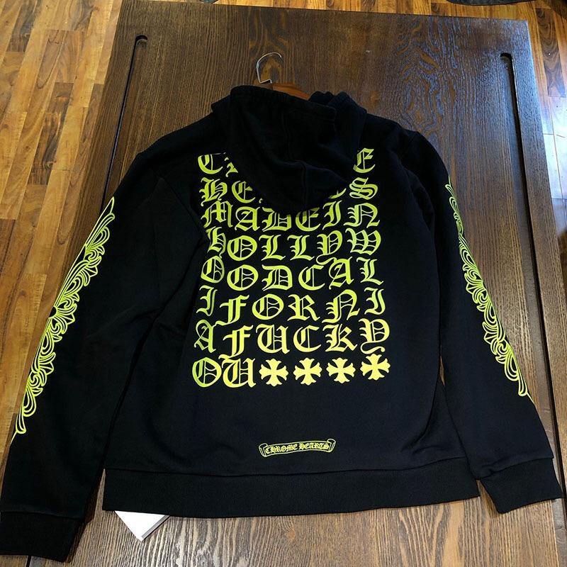 Fluorescent Letter Hoodie - Topmodareps