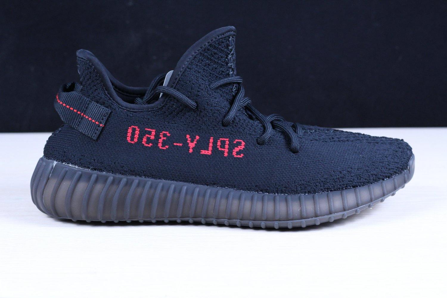 Adidas Yeezy 350 V2 Boost Black Red Bred - Topmodareps