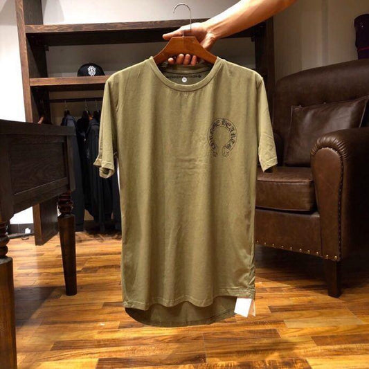 Army Green Cross Group Tee - Topmodareps