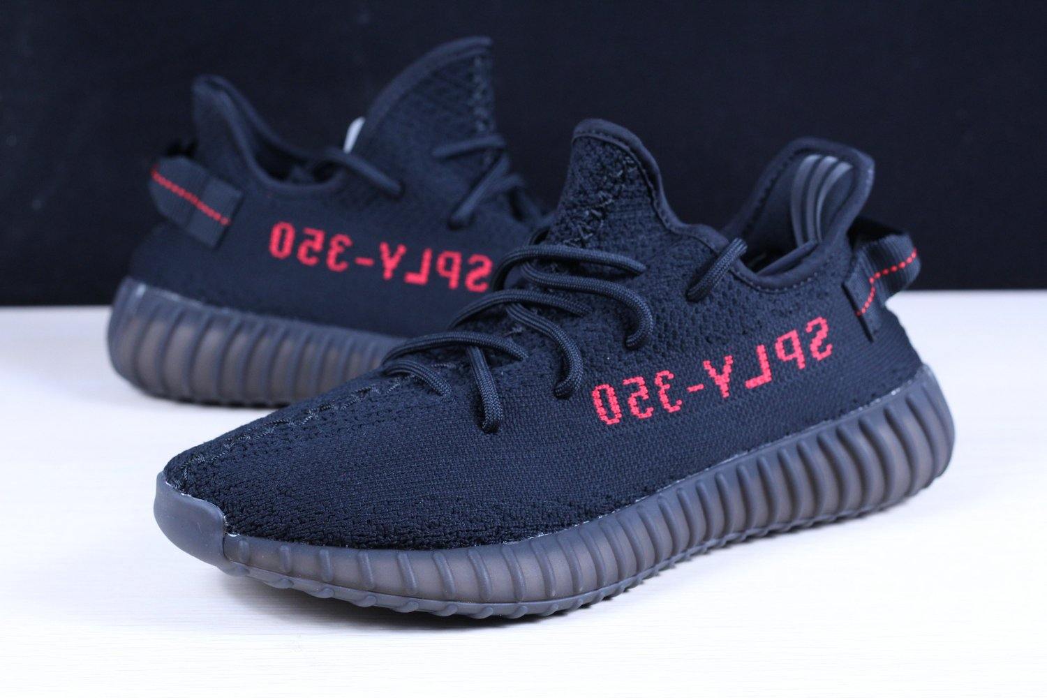 Adidas Yeezy 350 V2 Boost Black Red Bred - Topmodareps